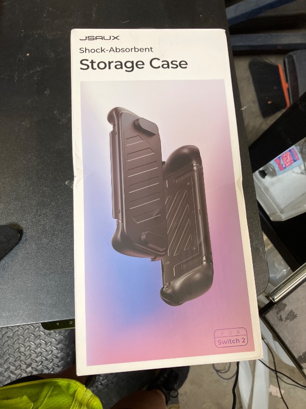 Photo 1 of JSAUX Split Protective Case for Nintendo Switch 2, TPU Middle Frame & PC Front Cover, Non-Slip Ergonomic Grip, Storage for 10 Game Cards, Supports Stand Use, Shock Absorption & Anti-Scratch-PC0114