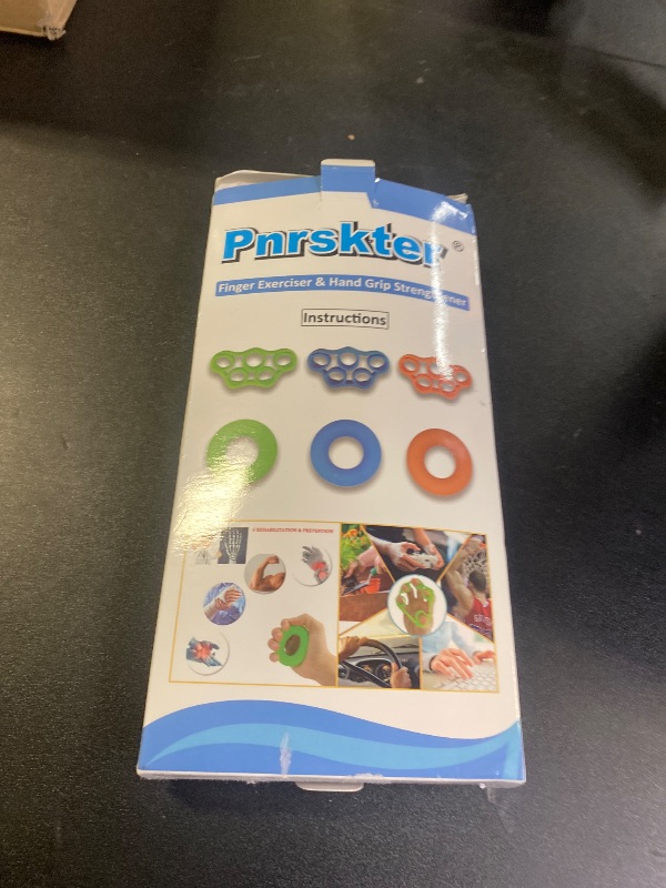 Photo 1 of Pnrskter Hand Grip Strengthener, Finger Exerciser, Grip Strength Trainer (6 PCS),New Material,Forearm Grip Workout, Finger Stretcher, Relieve Wrist Pain, Carpal Tunnel, Trigger Finger, Mallet Finger and More.