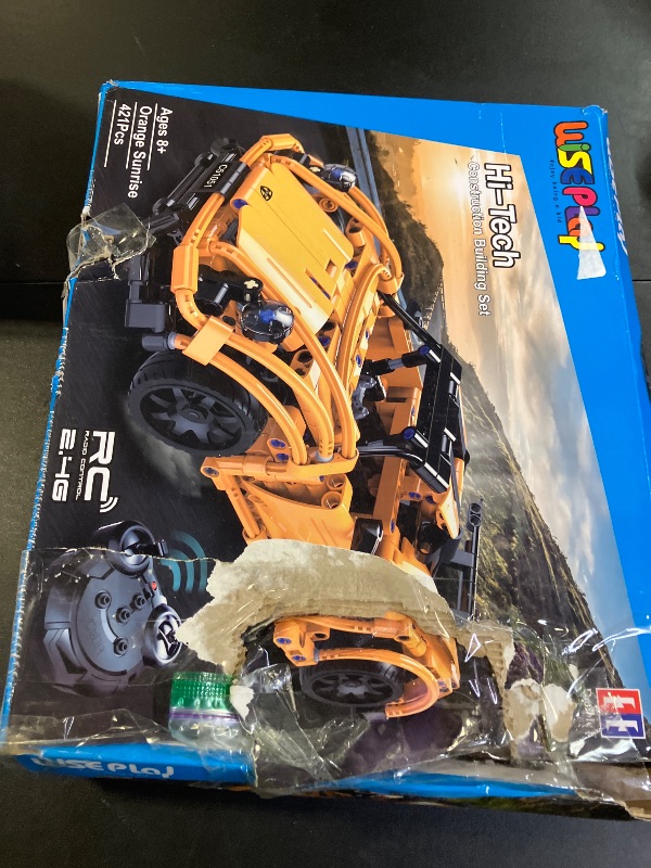 Photo 1 of WISEPLAY STEAM Building Block RC Car Set 421 PCS - STEM Projects for Kids Ages 8-12 - Build Your Own RC Car