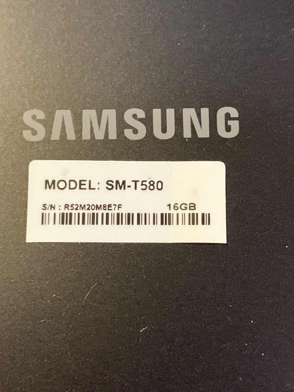 Photo 1 of Samsung Galaxy Tab A 10.1in 16GB (Wi-Fi), Black (Renewed)