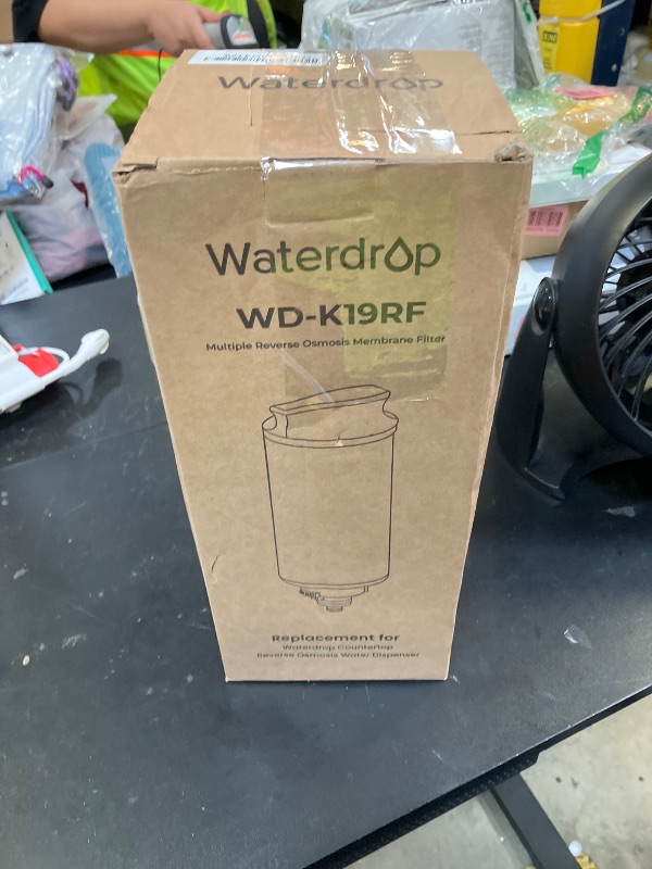 Photo 1 of Waterdrop WD-K19RF Filter, Replacement for WD-K19-S and WD-K19-H Countertop Reverse Osmosis System, 12-month Lifetime