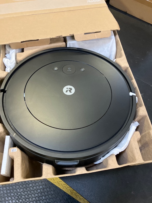 Photo 1 of iRobot Roomba Vac Robot Vacuum (Q0120) - Easy to use, Power-Lifting Suction, Multi-Surface Cleaning, Smart Navigation Cleans in Neat Rows, Self-Charging, Alexa