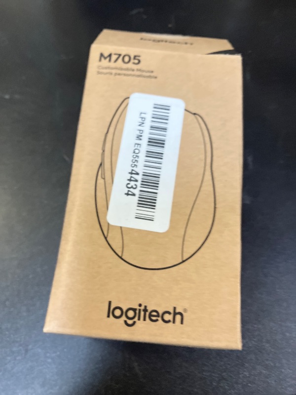 Photo 1 of Logitech M705 Marathon Wireless Mouse, Gaming Mouse Wireless, 2.4 GHz USB Receiver, 5-Programmable Buttons, 3-Year Battery, PC, Mac, Laptop, Chromebook - Black