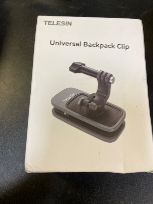 Photo 1 of TELESIN Backpack Clip Mount 360 Swivel Ball Joint Shoulder Bag Belt Strap Mounts Accessories for GoPro 13 12 11 10 9 8 7 6 5 Insta 360 X3 Ace Pro DJI Action 3 4 Osmo Pocket 3 Bike Motorcycle Accessory