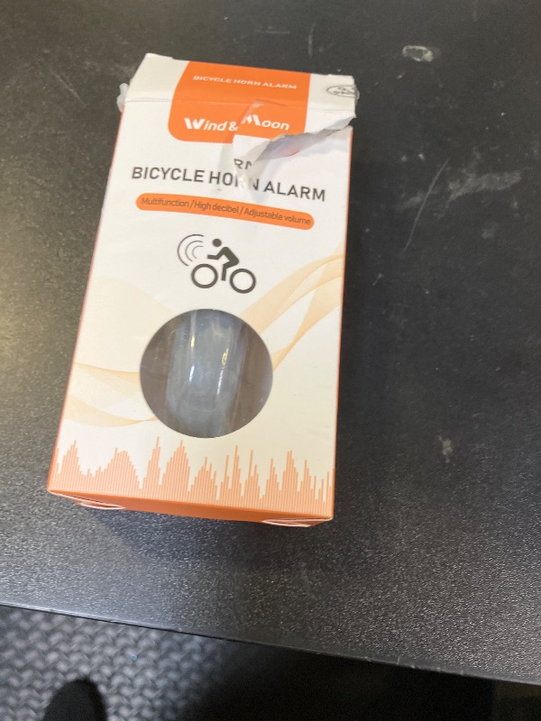 Photo 1 of Wind&Moon Electric Bike Bell, Anti-Theft Alarming 80-130DB Adjustable Scooter Horn, Bicycle Bell with USB Rechargeable, IPX6 Waterproof, for Adults Kids Mountain Bike Bells Cycling Warning Horn