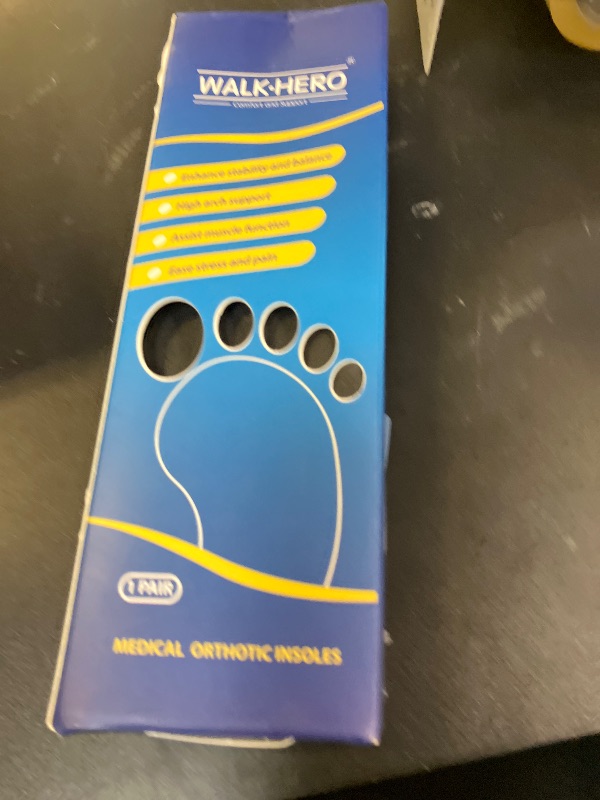 Photo 1 of Plantar Fasciitis Feet Insoles Arch Supports Orthotics Inserts Relieve Flat Feet, High Arch (Mens 7-7 1/2 | Womens 9-9 1/2)