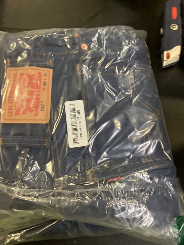Photo 1 of Levi's Men's 517 Boot Cut Jeans, Rinse, 38W x 34L