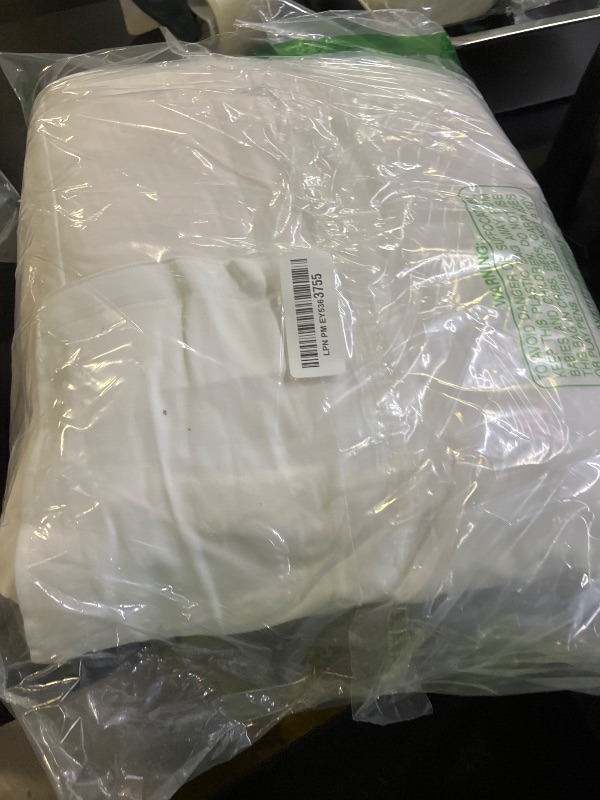 Photo 1 of THREAD SPREAD Organic GOTS Cotton Blanket, Full/Queen - 350 GSM, Antistatic, Fuzzy Soft, Lightweight, Sofa, Camping & Travel, Perfect Herringbone All Seasons Throw, Ivory/Cream + Free Tote Bag