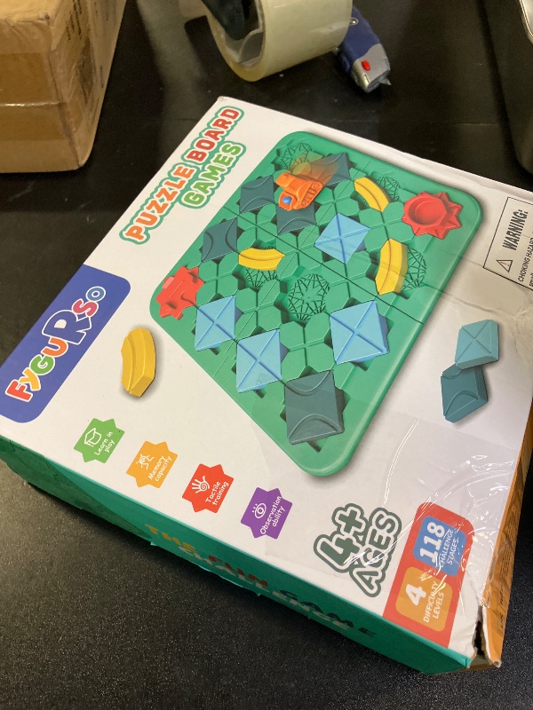 Photo 1 of fygurso STEM Board Games, Puzzle Logical Builder Kids Toys, Preschool Montessori Brain Teasers Birthday Gifts for Kids 4-8 Years Old