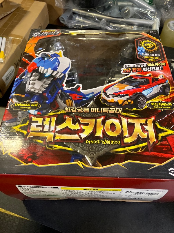 Photo 1 of SSmall Miniforce Dinoid Warrior REX Kaiser Integration Transforming Dino Robot Car
