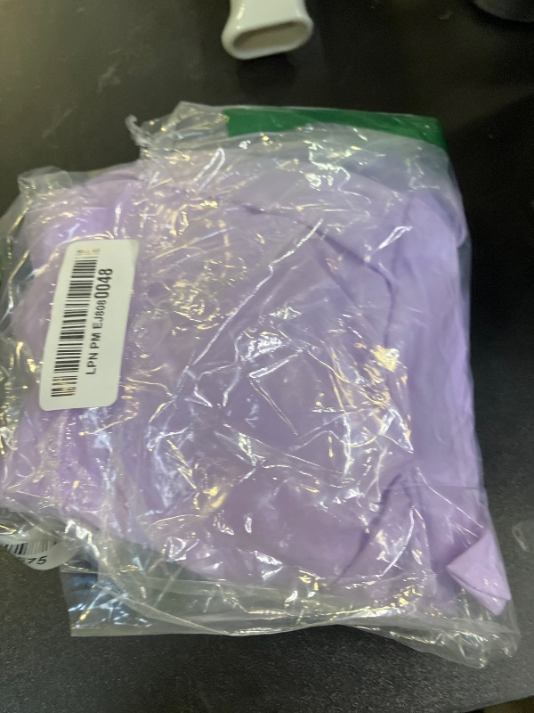 Photo 1 of Doumlop Girls Bathing Suit Size 12-14 Girls One Piece Swimsuits Size 14 Criss Cross Wrap Tie Back Teen Girl Swimsuit with Removable Pad Swimwear Purple