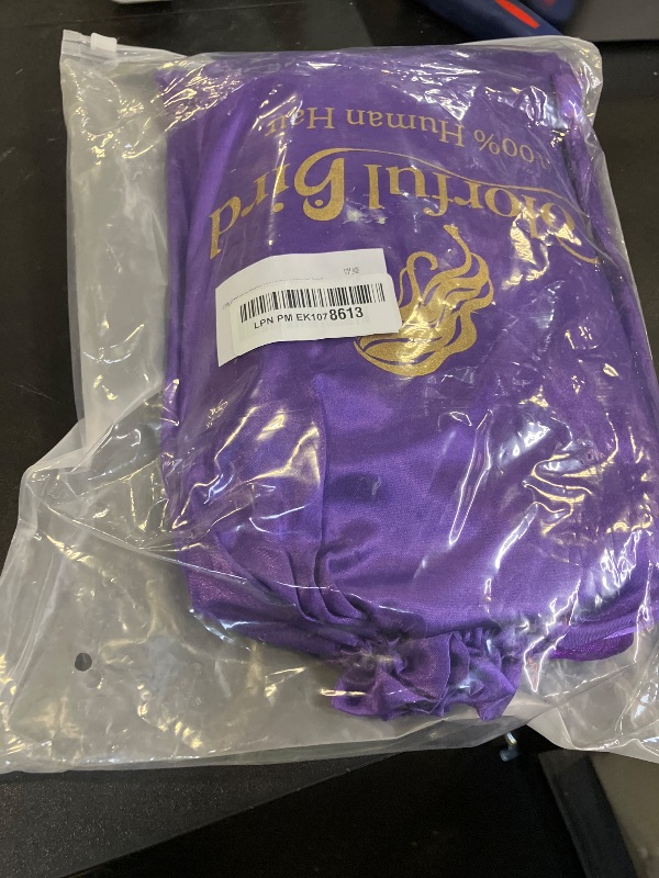 Photo 1 of 30 Inch Dark Burgundy 13x4 Body Wave Lace Front Wigs Human Hair 150% Density Grape Purple Body Wave Wigs for Women HD Transparent Lace Front Wigs Glueless Human Hair Pre Plucked with Baby Hair