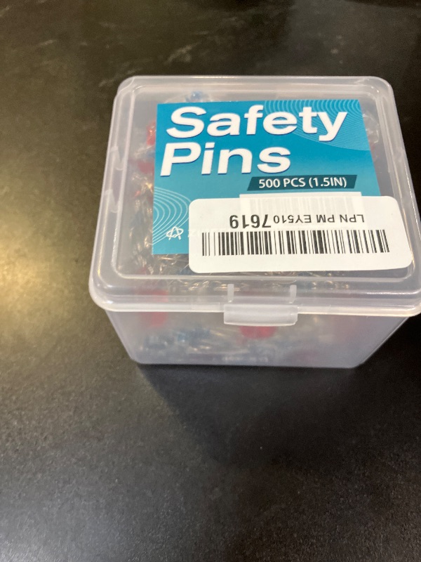 Photo 1 of 500 Pcs ZIPCCI 1.5 inch Safety Pins,Small Safety Pins for Home Office Use DIY Crafts Jewelry Making