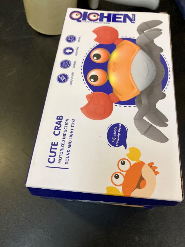 Photo 1 of FEELGUY Crawling Crab Baby Toy Fantastic Creatures Toys Infant Sensory Tummy time Toys 3 4 5 6 7 8 9 10 11 12 Babies boy Girl Learning Crawl 3-6 6-12 Walking Toddler Gifts for 36 Months Old (Green)