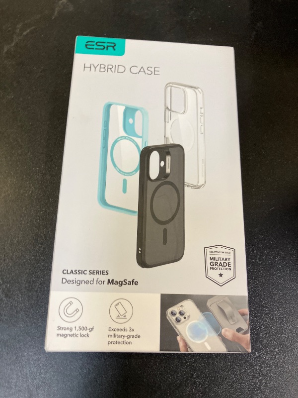 Photo 1 of ESR for iPhone 16 Plus Case, Camera Control, Compatible with MagSafe, Shockproof Military-Grade Protection, Magnetic Phone Case for iPhone 16 Plus, Classic Hybrid Case (HaloLock), Clear