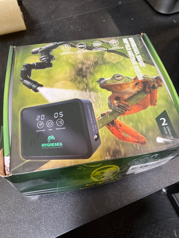 Photo 1 of Reptile Smart Mister, Reptile Humidifiers Misting System Automatic with Timer, Terrariums Humidifier with 360°Adjustable Misting Nozzles, Spray Kit for Rainforest Plants Amphibian