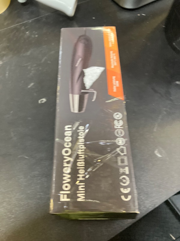 Photo 1 of FloweryOcean Mini Heat Gun+Reflector Nozzle Kit 350W Fast Heat Hot Air Gun Overload Protection 2 Temp Setting 392°F-662°F & 6.6Ft Long Cable for Craft Shrink WrappingTubing Stripping Paint