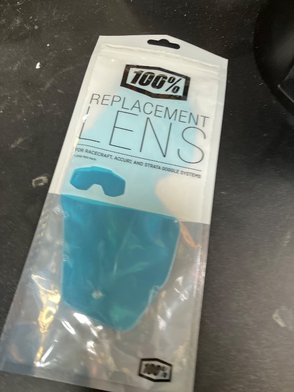 Photo 1 of 100% Goggle Replacement Lens - Racecraft 1, Accuri 1, Strata 1 Compatible (Anti-Fog-Clear)