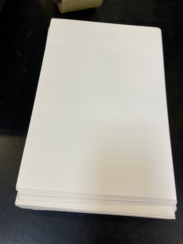 Photo 1 of HYARUAT Silver Comic Book Boards – 100 Pack, Acid-Free White Cardboard, 24pt, Precision Cut for Silver Age Comic Bags, Ideal for Storage & Archival