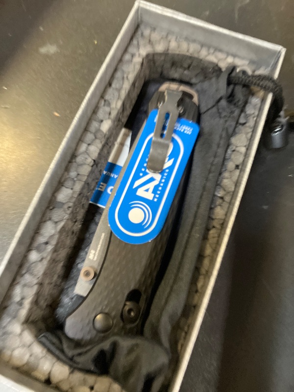 Photo 1 of Benchmade - Bailout 537 Tactical Knife with Black Aluminum Handle (537GY-03)