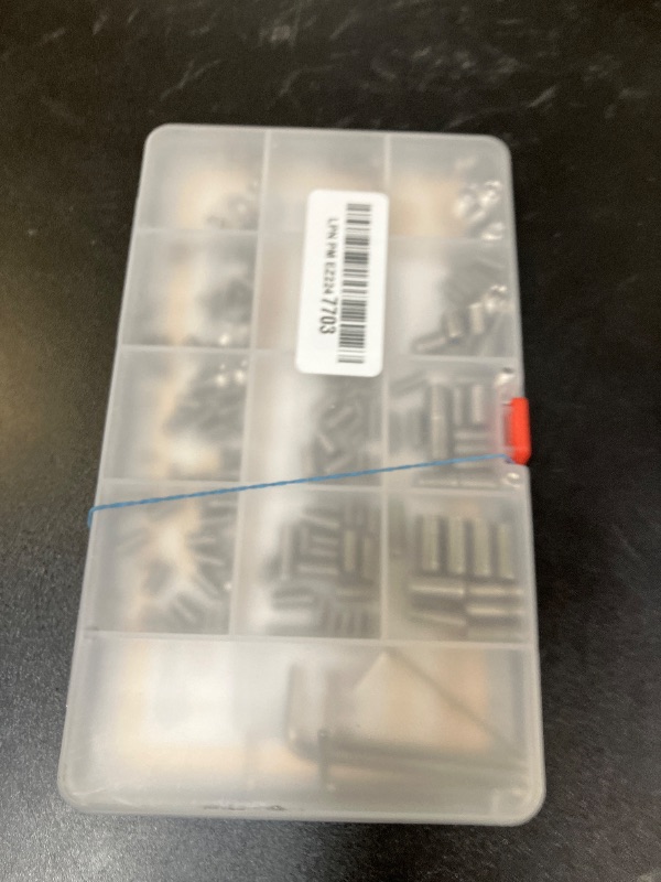 Photo 1 of Kadrick 304 Stainless Steel Screws, 275 Pcs Metric Set Screws M3-M8, 3mm-16mm Lengths
