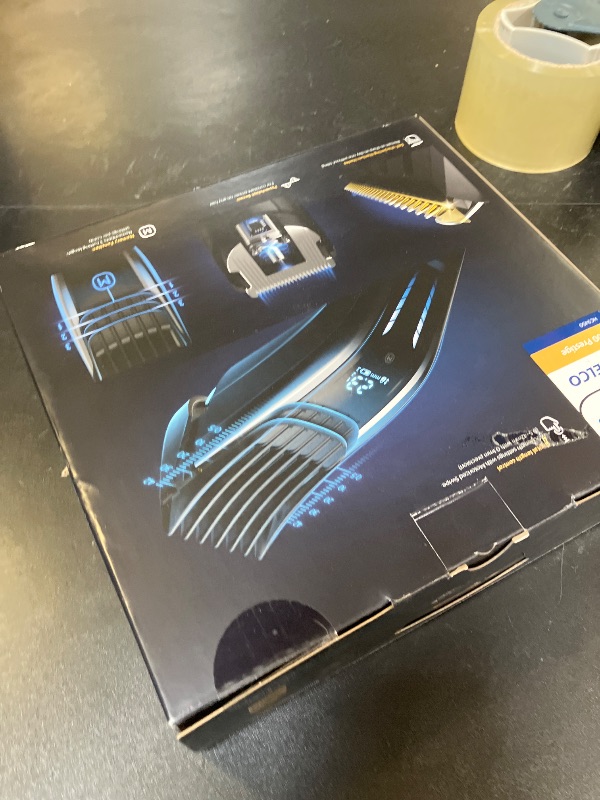 Photo 1 of Philips Norelco Hair Clipper 9000 Series, Hair Trimmer, Auto Turbo, Dual Cut Technology, Motorized Combs, 400 Length Settings, 120 Min. Runtime, Zero Maintenance, Model HC9450/40