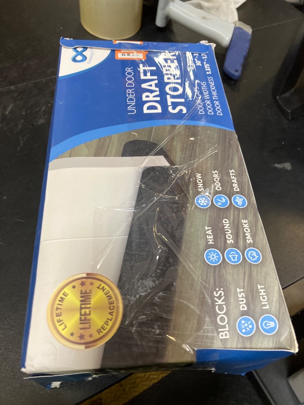 Photo 1 of Everlasting Comfort Under Door Draft Stopper - Under Door Sound Blocker, Soundproofing, Blocks Cold Air, Hot Air & Noise, Easy Install, No Adhesive - Gap Filler , Sound Proof Bottom Seal 30"-36" 