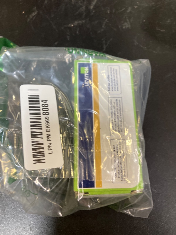 Photo 1 of Leviton 20 Amp, 125 Volt, Extra Heavy Duty Hospital Grade, Single Receptacle, Straight Blade, Self Grounding, 8310-I, Ivory