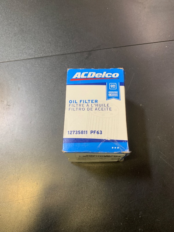 Photo 1 of ACDelco GM Original Equipment PF63 (12735811) Engine Oil Filter