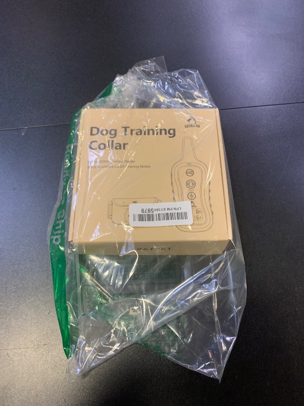Photo 1 of PATPET Dog Training Collar Shock Collar with Remote - 3 Training Modes, Beep, Vibration and Shock, Up to 1000 ft Remote Range, Rainproof for Small Medium Large Dogs
