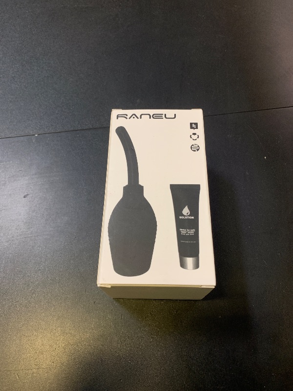Photo 1 of RANEU Enema Bulb Kit with Lube Anal Douche Superior Materials Douche for Men Women Made of Comfortable Material