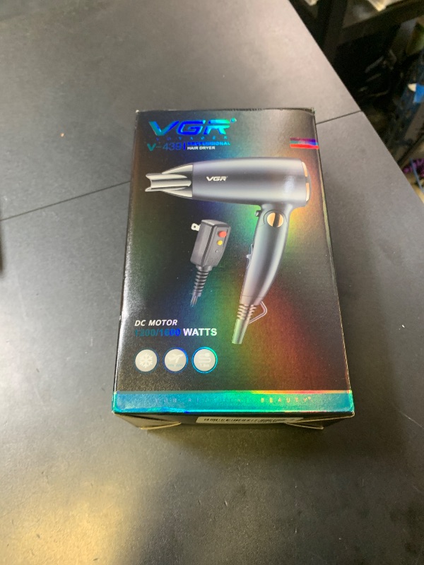 Photo 1 of VGR Dual Voltage(100~250V) Travel Hair Dryer