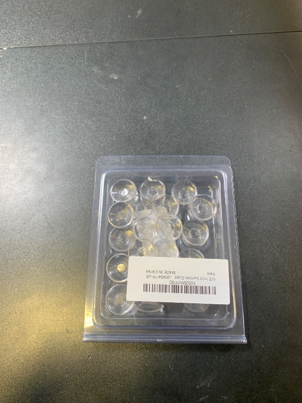 Photo 1 of Pawfly 20 Pack Double Sided Suction Cups 0.8 Inch Clear PVC Plastic Sucker for Glass Table Mirror