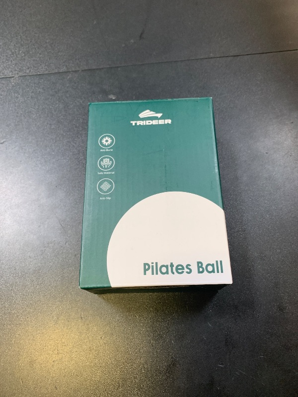 Photo 1 of Trideer 9-Inch Pilates Exercise Ball for Yoga & Core Training, Small Stability Ball with Guide for Physical Therapy, Balance, Stretching, Gym and Home Use