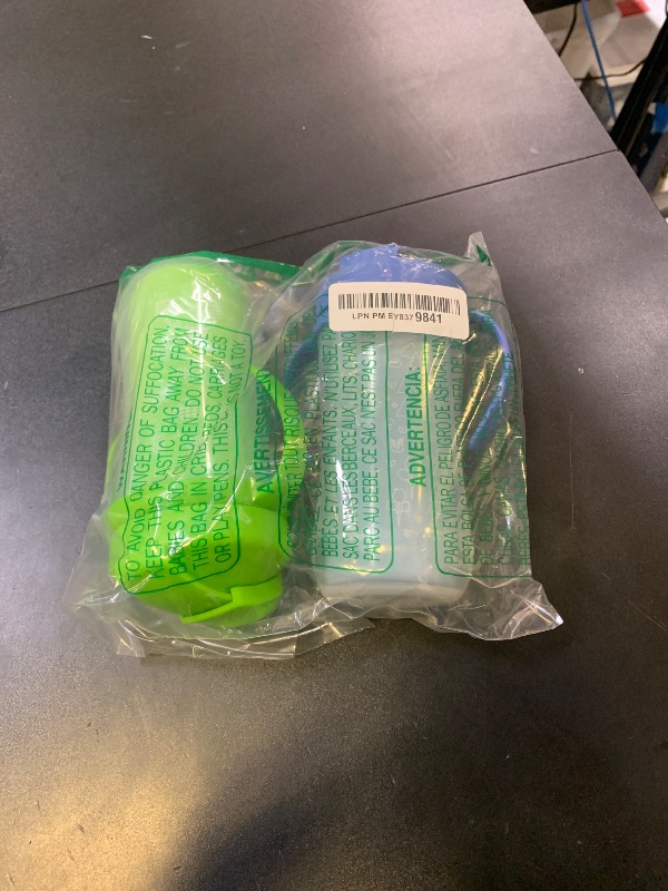 Photo 1 of Dr. Brown's Milestones Insulated Sippy Cup with Straw and Handles, Spill-Proof Tumbler with Lid, 2-Pack, Blue & Green, 10 oz/300 mL, BPA Free, 12m+