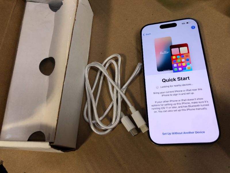 Photo 1 of Apple iPhone 16 Pro, US Version, 128GB, Natural Titanium - Unlocked (Renewed)