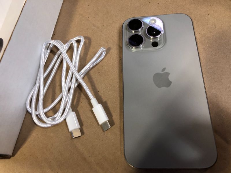 Photo 1 of Apple iPhone 16 Pro, US Version, 128GB, Natural Titanium - Unlocked (Renewed)