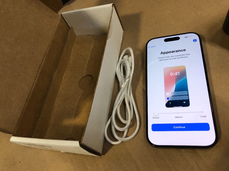 Photo 1 of Apple iPhone 16 Pro, US Version, 128GB, Black Titanium - Unlocked (Renewed)