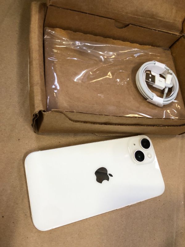 Photo 1 of Apple iPhone 14, 256GB, Starlight - Unlocked (Renewed)