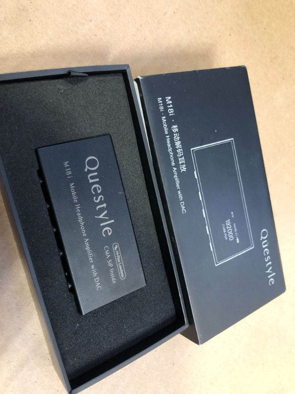 Photo 1 of Questyle M18i Headphone Amplifier Bluetooth 5.4 Receiver Portable USB DAC Amps High Resolution with 4.4mm and 3.5mm Dual Outputs Supports PCM 384kHz/DSD256 LDAC Lossless for Smartphones/PC/Laptops