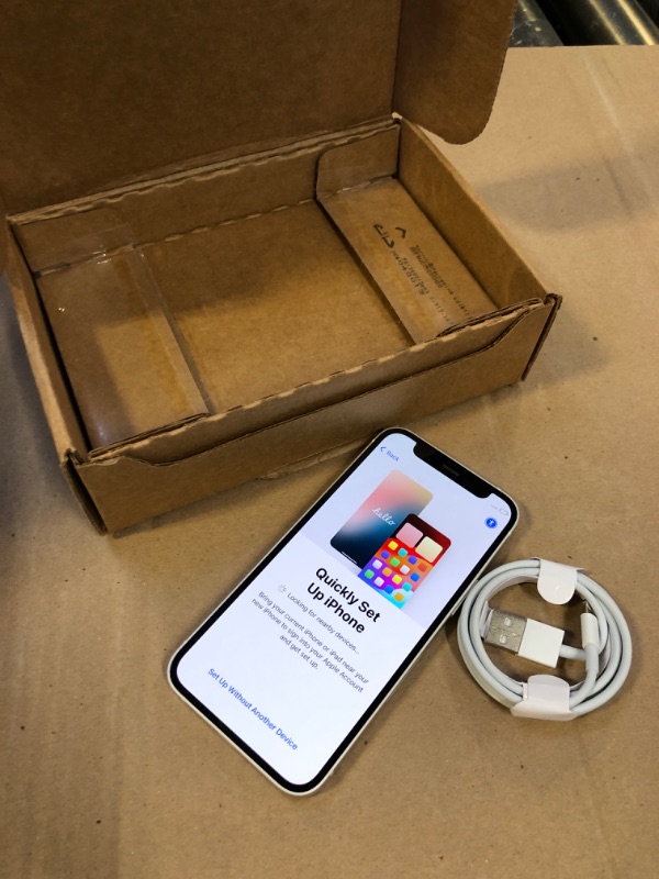 Photo 1 of Apple iPhone 12 Mini, 128GB, White - Unlocked (Renewed)