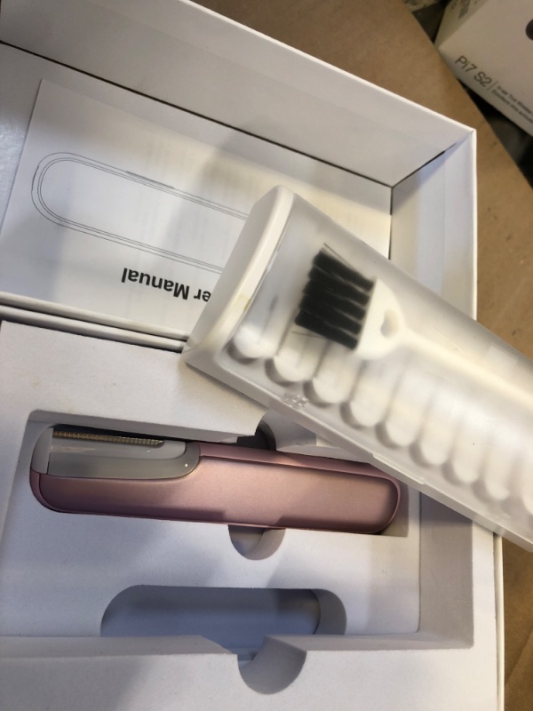 Photo 1 of Dermaplaning Tool for Women Pink - Facial Exfoliation & Peach Fuzz Hair Removal with Rechargeable Sonic Edge Technology, 10 Refill Blades