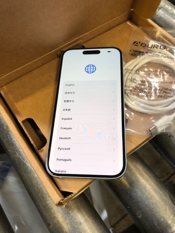 Photo 1 of Apple iPhone 15, 128GB, Blue - Unlocked (Renewed Premium)