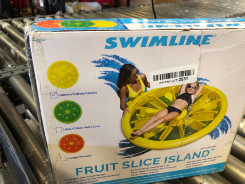 Photo 1 of SWIMLINE Fruit Slice 60' Fun Island - Colors May Vary Large