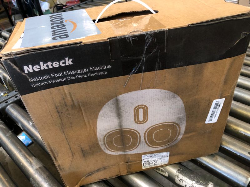 Photo 1 of Nekteck Shiatsu Foot Massager with Heat, Deep Kneading Therapy Air Compression, Feet Massage Improve Blood Circulation Foot Wellness Soothing Pain Relief, Relax for Home Office Use