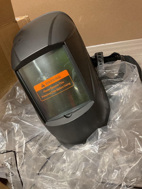 Photo 1 of TRQWH Laser Welding Helmet OD8+ 190nm-450nm&900nm-1100nm Large Viewing Laser Safety Helmet Protective Mask Eye Protection for Laser Welding/Laser Cutting/Laser Cleaning/Laser Marking