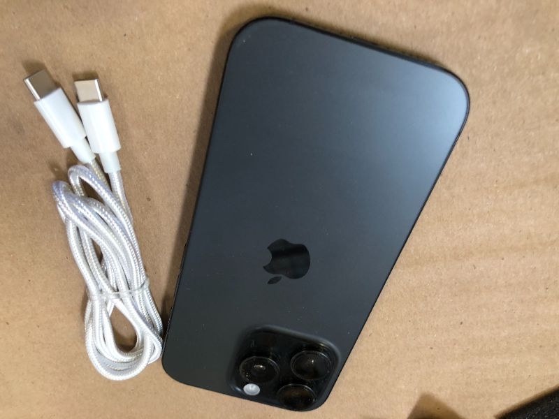Photo 1 of Apple iPhone 16 Pro, US Version, 128GB, Black Titanium - Unlocked (Renewed)