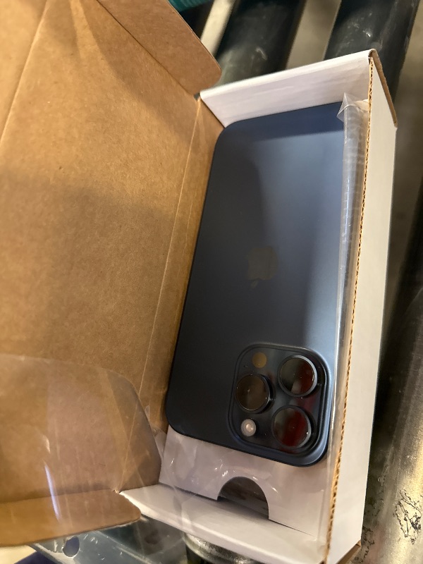 Photo 1 of Apple iPhone 15 Pro Max, 256GB, Blue Titanium - Unlocked (Renewed)