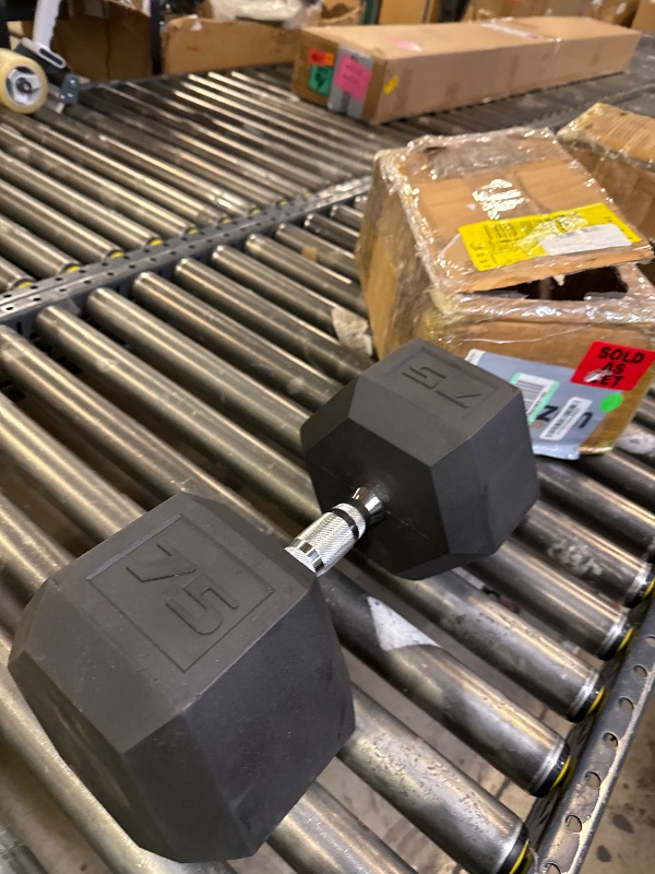 Photo 1 of CAP Barbell 75 LB Coated Hex Dumbbell Weight