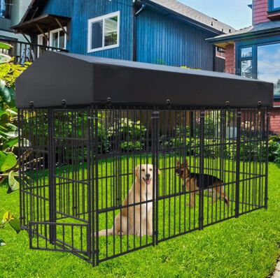 Photo 1 of dog kennel with roof